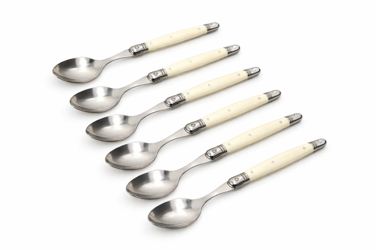 Ivory Laguiole Style Flatware Cutlery Set-Letifly Lights and Decor