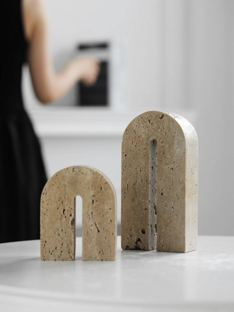 U Tower Stone Book Stand Holder