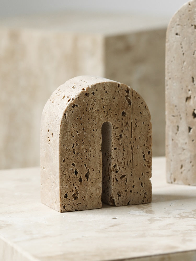U Tower Stone Book Stand Holder