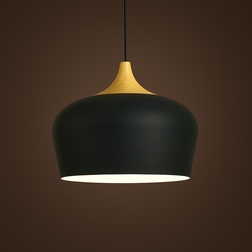 Soft Pastel Palette Pendant Lights in Metal & Wood - Final Sale-Letifly Lights and Decor