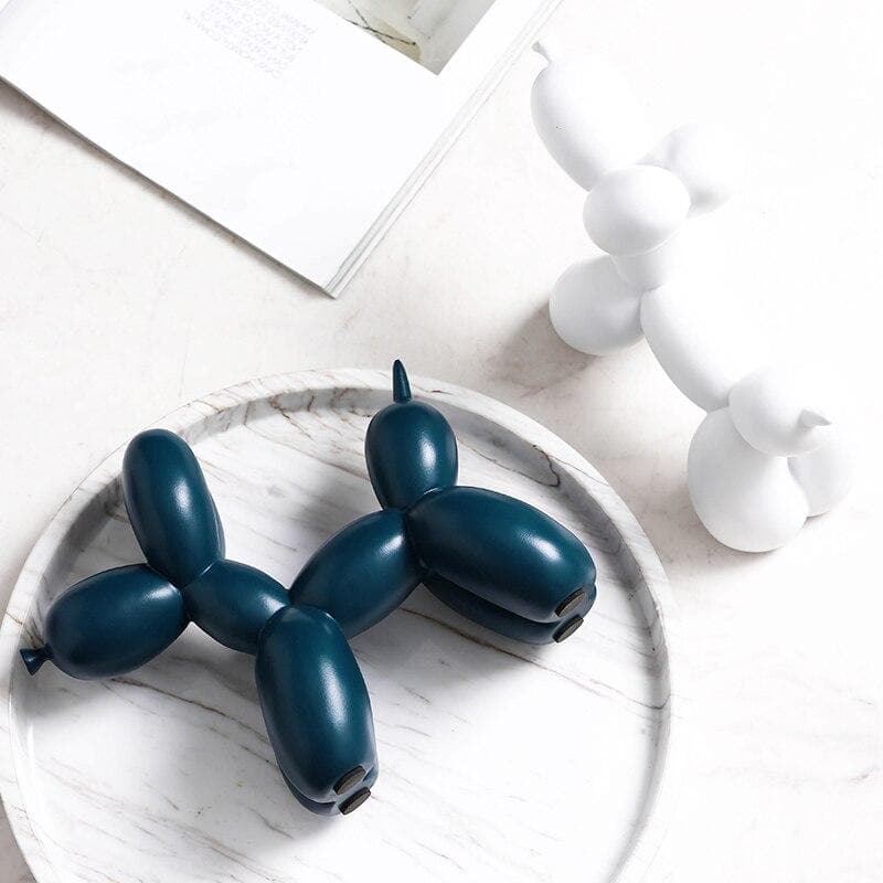 Jeff Koons Balloon Dog Sculpture Accent for Home Decor