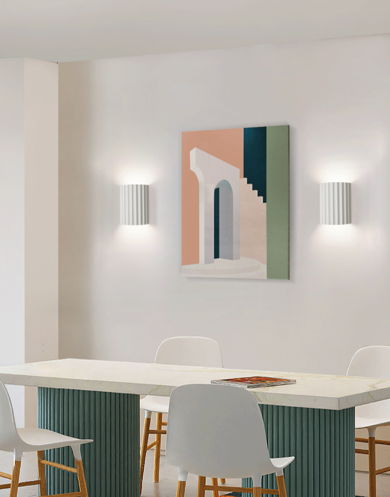 Colorful Wall Lamp Resin Ceramic Modern Lights Home Decoration