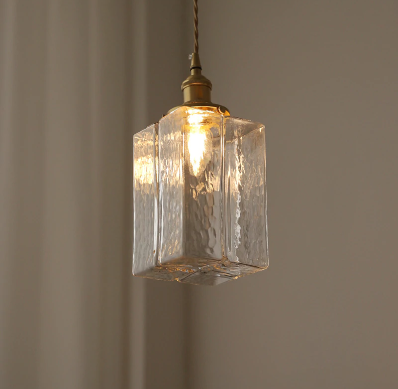 Pendant Glass Light Minimalist Creative Brass Lamp