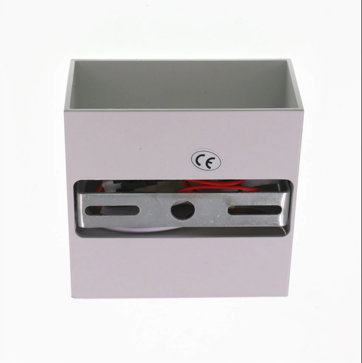 white Metal Cube Led Wall Light