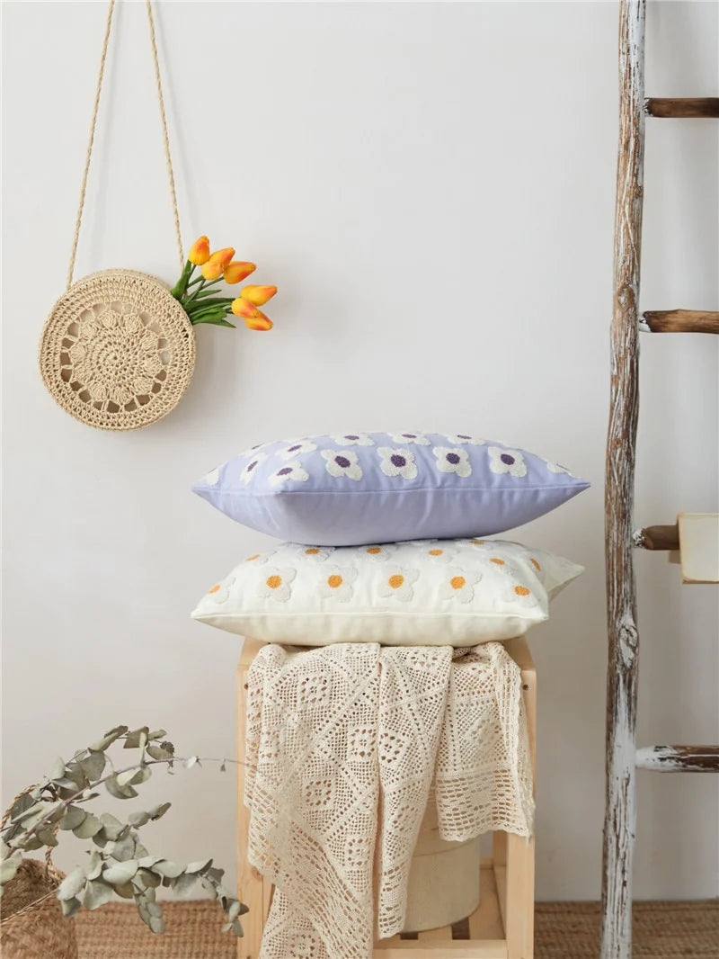 4 Charming Ways Daisy Embroidered Pillows Turn Your House Into a Home