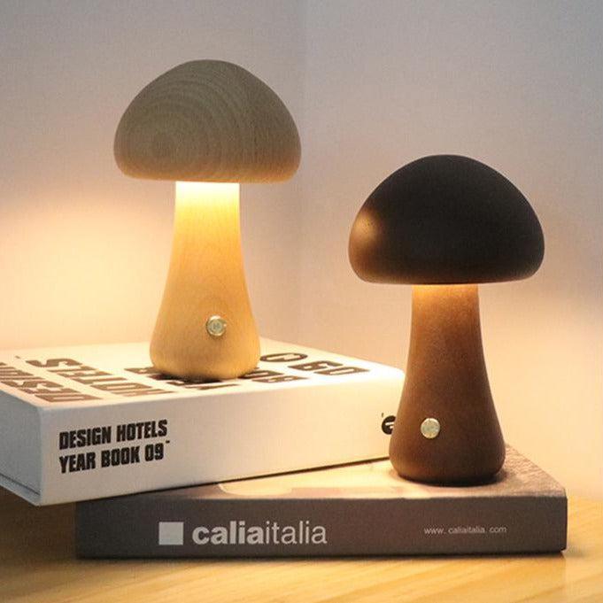 In the Woods mushroom cordless table lamp, a holiday season bestseller