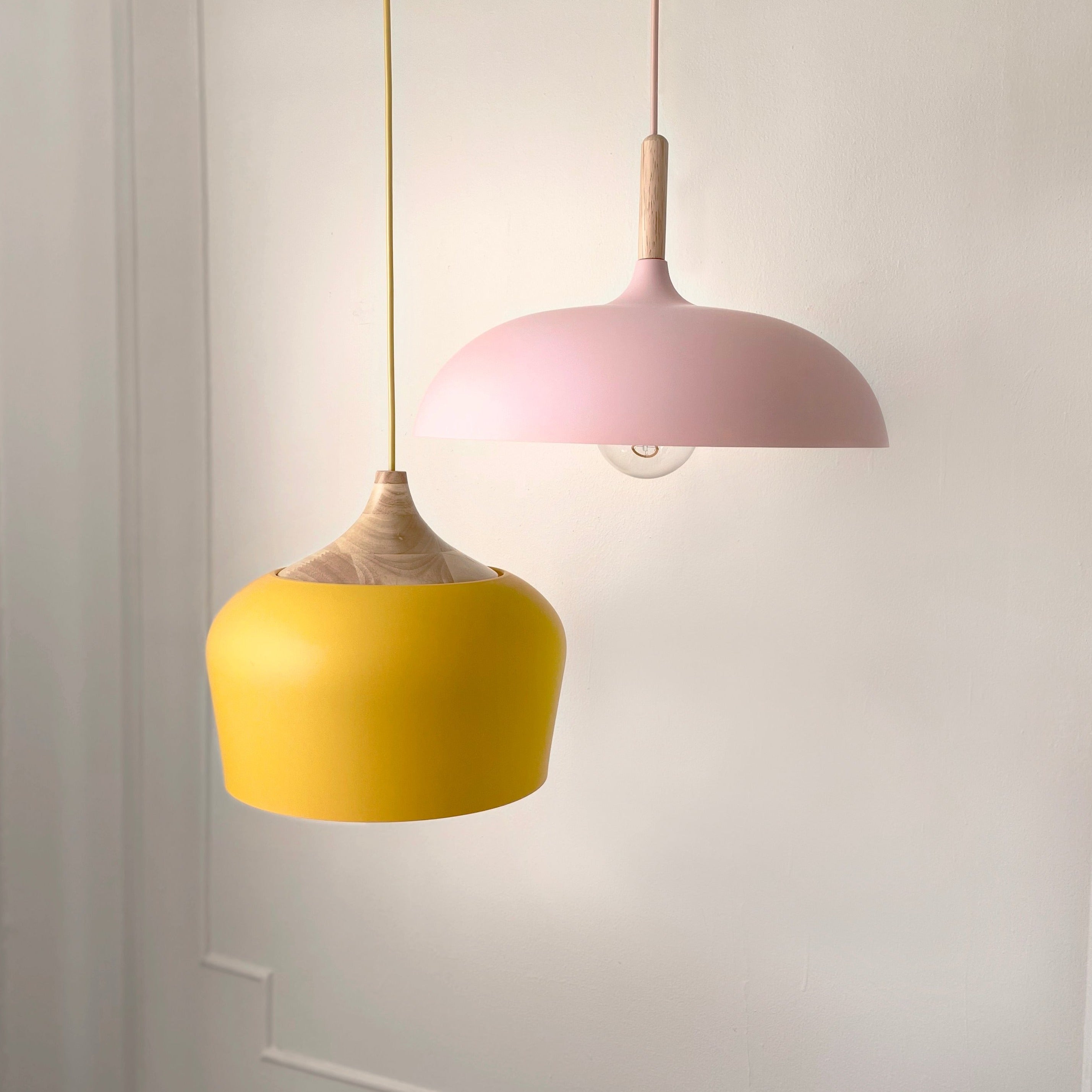 10 Ways our Soft Pastel Palette Pendant Lights in Metal & Wood can Transform any Space