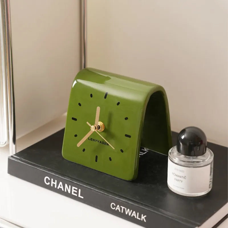 Ceramic and acrylic decorative clocks collection