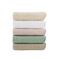 Tuscany Oversized Quilted Throw Blanket Scalloped Edges Elegant Textured Design