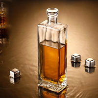 Crystal decanter whiskey airtight elegant durable barware