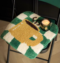 Cartoon Tufting Seat Mat Cushion Soft