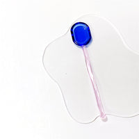 Diamond Cut Glass Stirrer