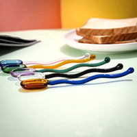 Diamond Cut Glass Stirrer