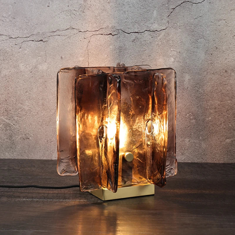 Bellmont Glass Table Lamp