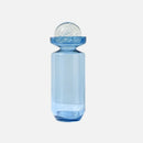 Glass vase sky-blue globe-top Nordic modern transparent hydroponics glass cylinder vase