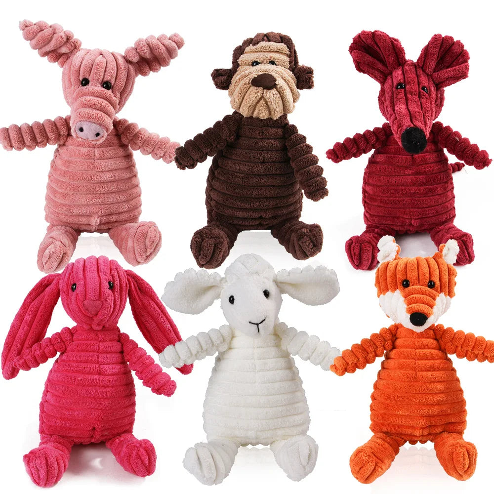Plush Squeaky Monkey Dog Toy – Soft Chew Toy for Small & Medium Dogs-Letifly Lights and Decor