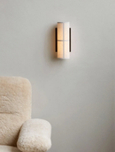 Woven fabric wall lamp linen lampshade for bedroom living room