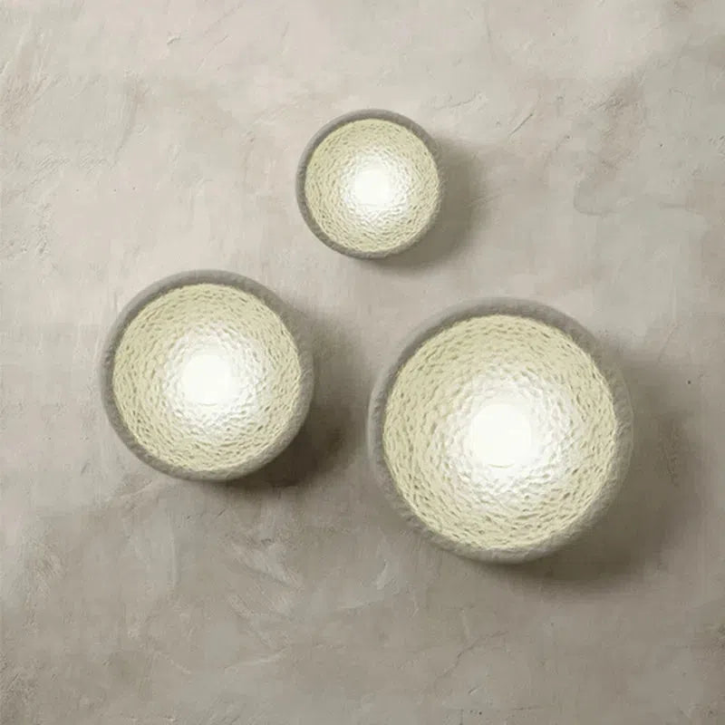 Lunar Textured Wall Sconce Set