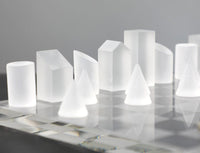 Luxury Glass Chess / Tic Tac Toe Board Set