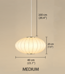 Japanese Silk Pendant Light-Letifly Lights and Decor
