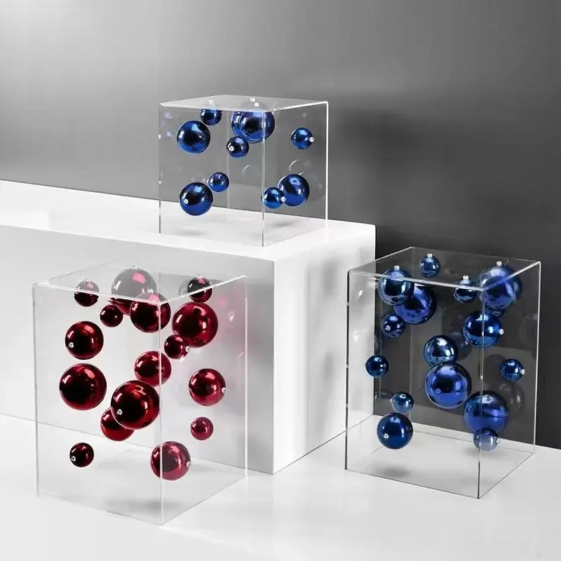 Modern Dot Art Cube