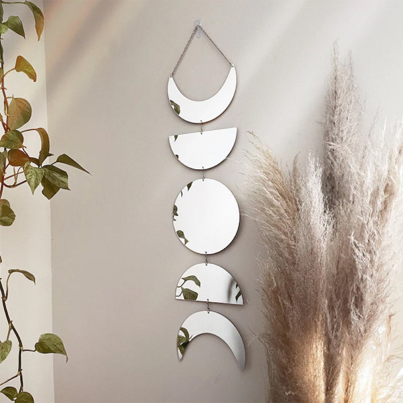 Moon Phase Mirror Wall Accent