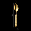 Roman Rope 304 Stainless Steel Cutlery Set Hotel Western-Style Cutlery High-End Heavy Feel Steak Knife-Letifly Lights and Decor