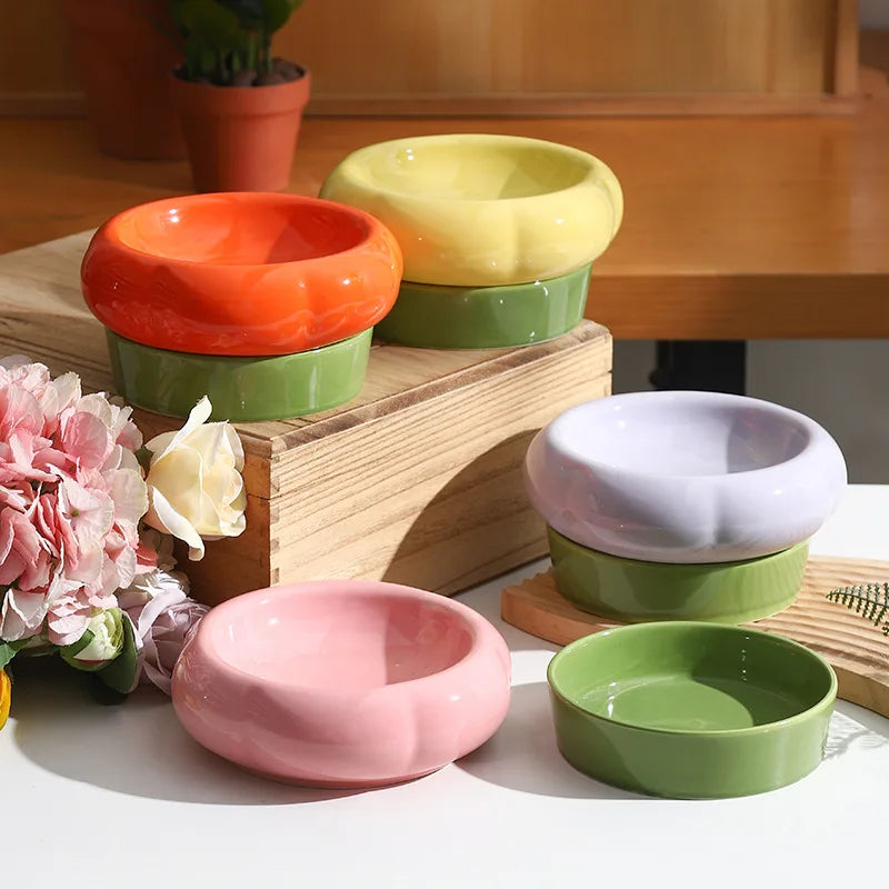 Paws & Sip Ceramic Pet Bowl