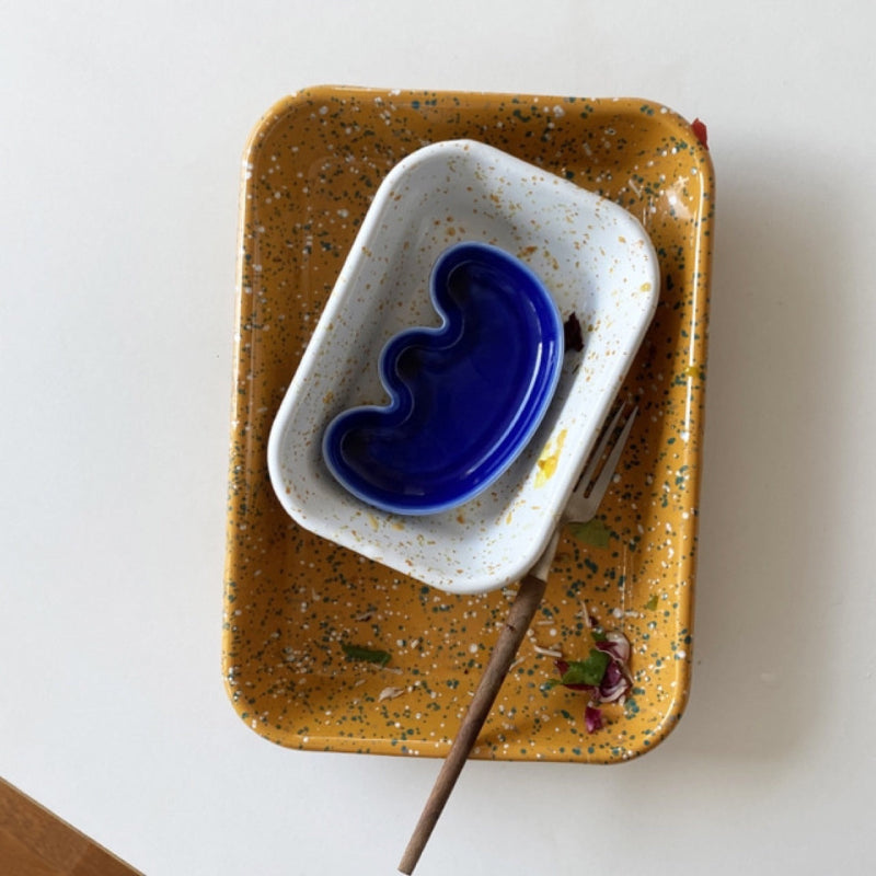 Pigments Ceramic Dipping Dish