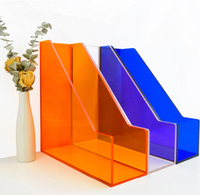 Acrylic A4 File Storage Case desk organizer for office and school