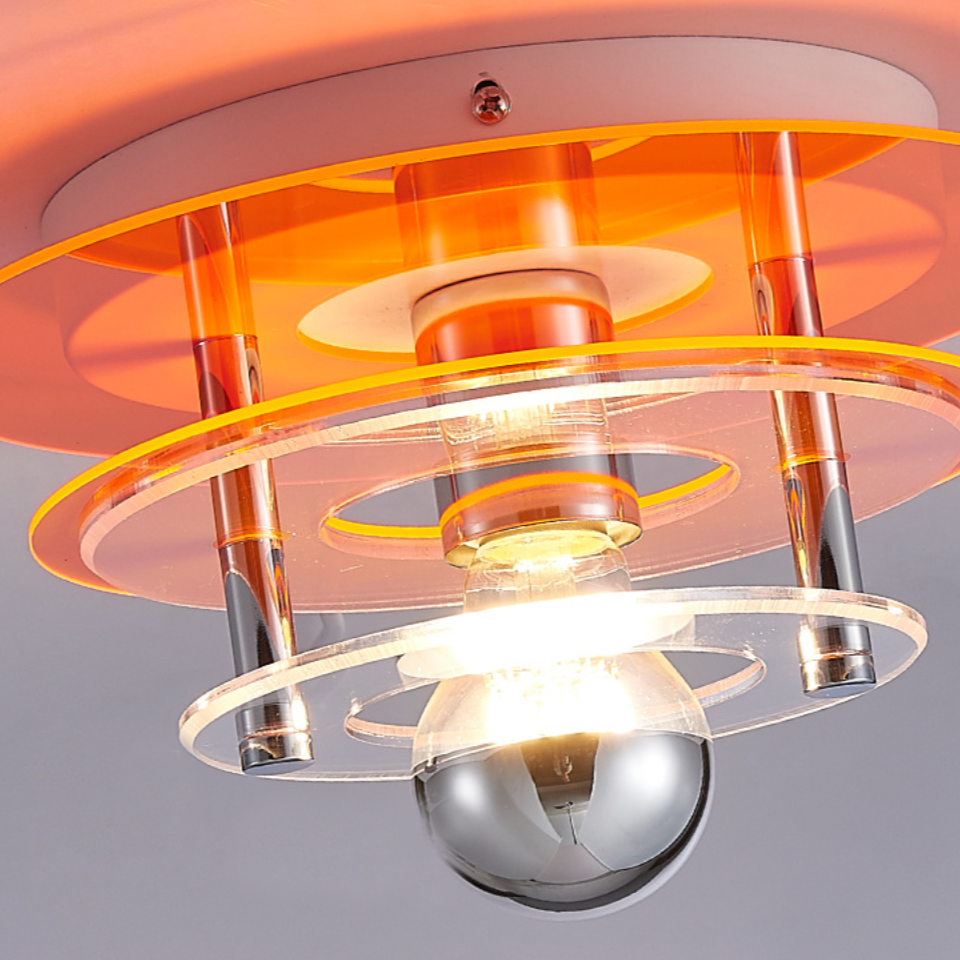 Retro Color Layers Acrylic LED Wall Lamp-Letifly Lights and Decor