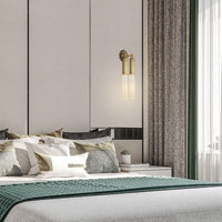 Brass Glass Wall/Pendant Lamp