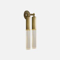 Brass Glass Wall/Pendant Lamp