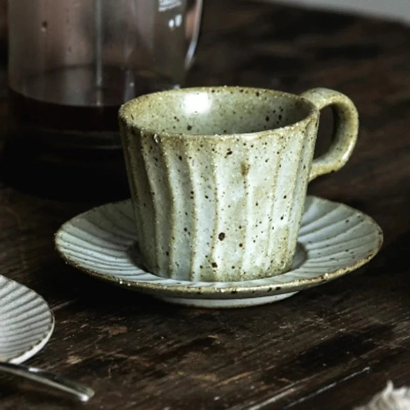 Rustic Ridge Mug & Saucer Set