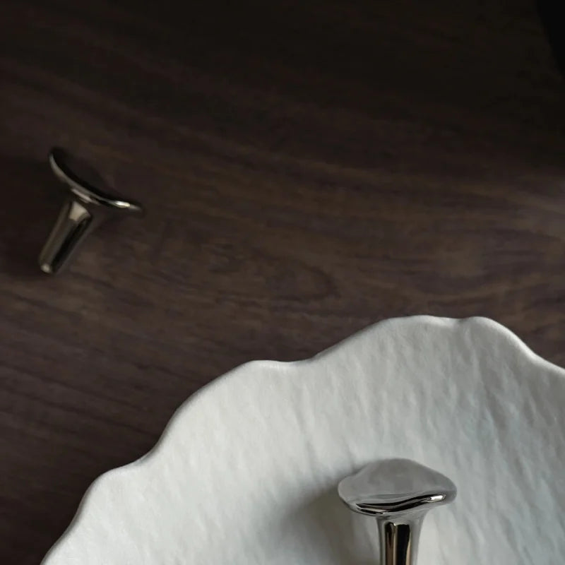 PVD Nickel-silver Brass Handles Kitchen Cabinet Pulls Bedroom Wardrobe Drawer Knobs Furniture Handle-Letifly Lights and Decor