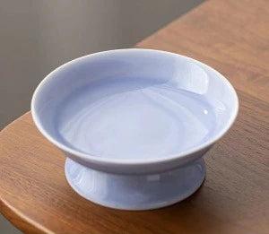 Refreshment Plate, Ceramic Fruit Plate, Small Living Room Household Snack Plate, High-Footed Fruit Tray, Nut Plate.-Letifly Lights and Decor