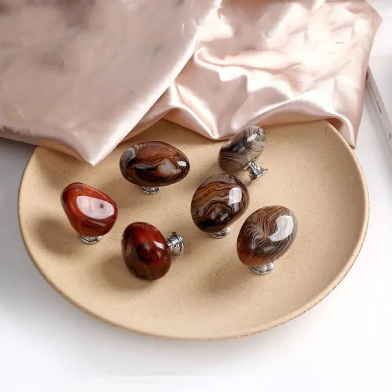 Terra Agate Cabinet Knob