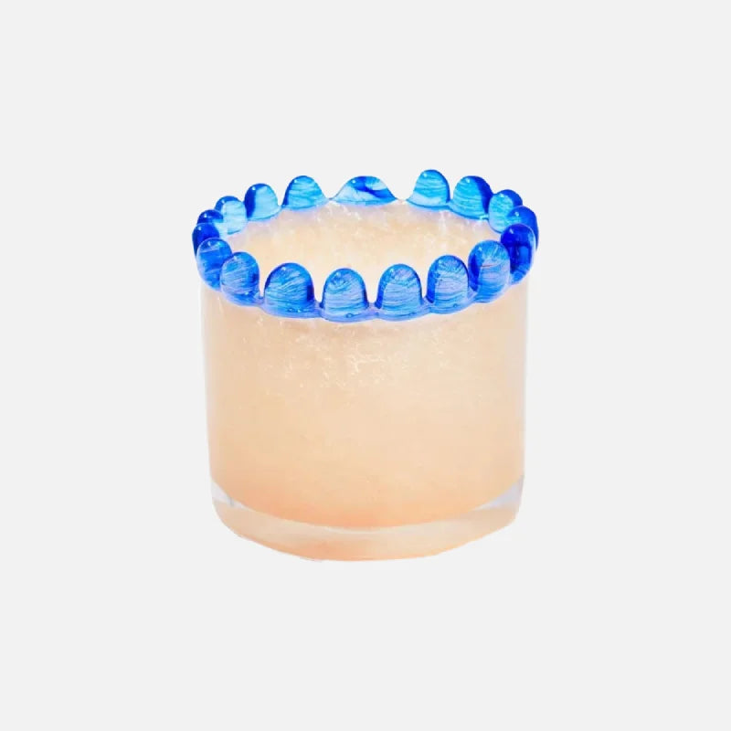 Colorful frosted glass vase ring design mini cylindrical bud vase for stems candles diffuser