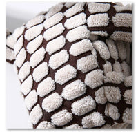Plush corduroy squeaky dog toy animal shape durable chew toy for puppies and dogs
