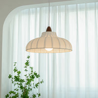 Wabi Sabi Fabric Pendant Lights for Dining Rooms Living Rooms Bedrooms Apartment Ceiling Lights Modern Atmosphere Room Decor-Letifly Lights and Decor