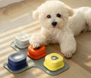 Training buttons set recordable talking dog buttons rubber mat colorful pet communication tool