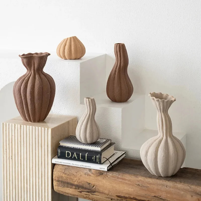Earthform Textured Ceramic Vase