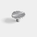 Santaya Brass Cabinet Pulls Cup Flat Chrome Drawer Pulls Kitchen Cupboard Bathroom Dresser Cabinet Knob Hardware Silver Handles-Letifly Lights and Decor