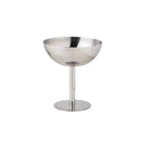 Stainless steel dessert pedestal bowl polished mirror finish modern serveware