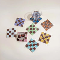 Pixel Vintage Tile Coasters-Letifly Lights and Decor