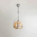 amber globe glass pendant light with iron frame modern ceiling lamp for dining room kitchen office