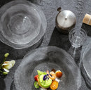 Creative Transparent Glass Western Food Plate Kitchen Tableware Living Room Home Coffee Table Dried Fruit Snacks Display Tray-Letifly Lights and Decor