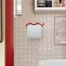 Red Black Toilet Paper Holder Resistant Tissue Paper Towel Rack For Bathroom Kitchen Washroom Screw Wall Mount Hook Accessory-Letifly Lights and Decor