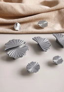 Santaya Brass Cabinet Pulls Cup Flat Chrome Drawer Pulls Kitchen Cupboard Bathroom Dresser Cabinet Knob Hardware Silver Handles-Letifly Lights and Decor