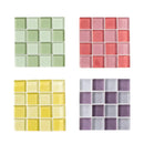 Color Tile Coaster Set-Letifly Lights and Decor